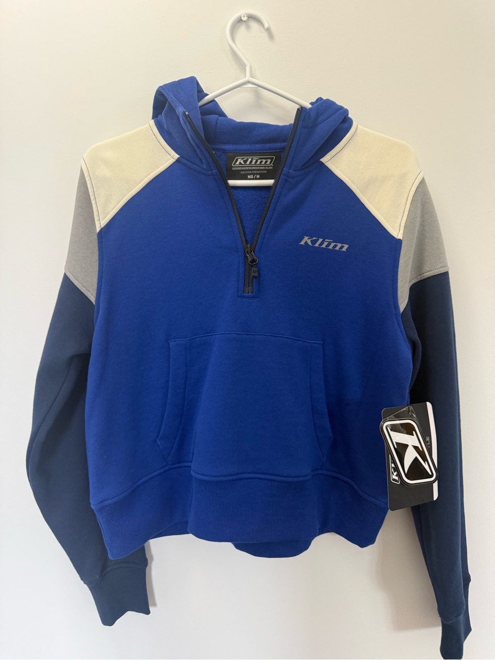 KLIM Huntley Pullover 1/4 Zip Crop Hoodie